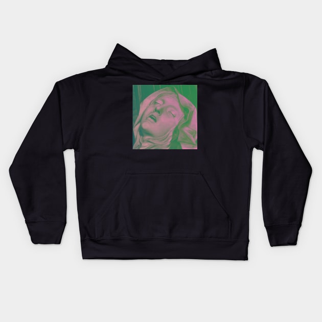 The Ecstasy of St. Therese - Aesthetic Kids Hoodie by Lukasking Tees